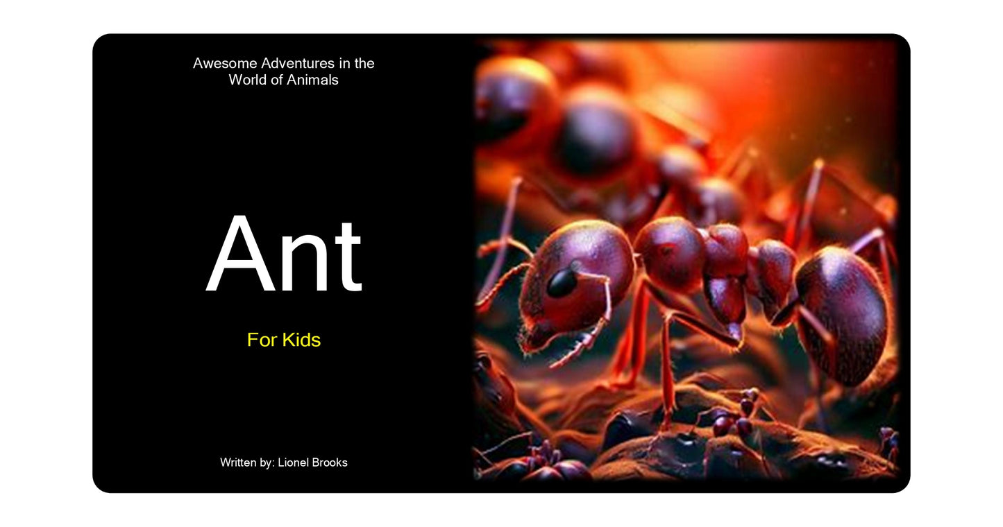 Awesome Adventures in the World of Animals Ant